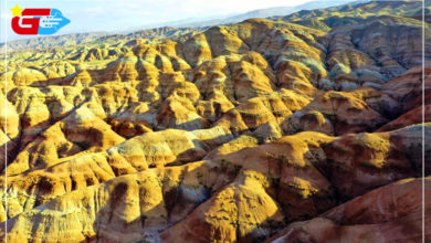 The "Rainbow" hills... One of the most famous natural tourism areas in Turkey